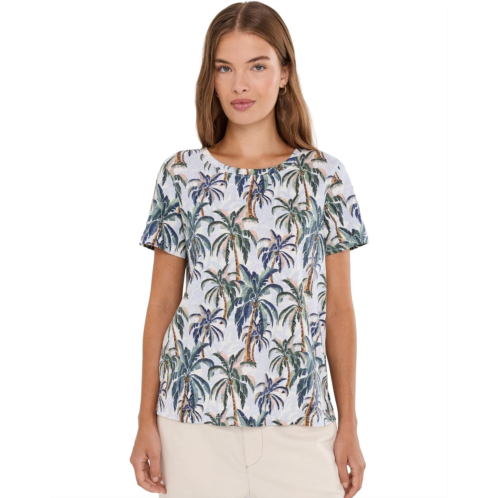 Womens Tommy Bahama Paradise Breeze Palm Oasis Short Sleeve Tee