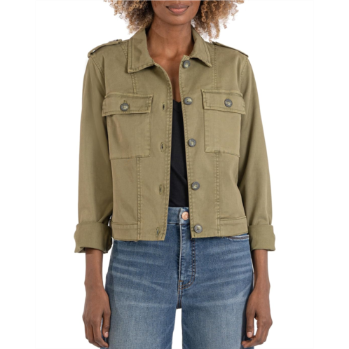 KUT from the Kloth Rosalyn Flap Pockets Trucker Jacket