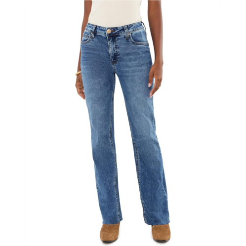 Womens KUT from the Kloth Kelly High-Rise Kick Flare In Heroic