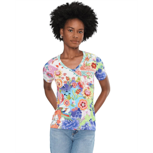 Johnny Was The Janie Favorite Short Sleeve V-Neck Tee