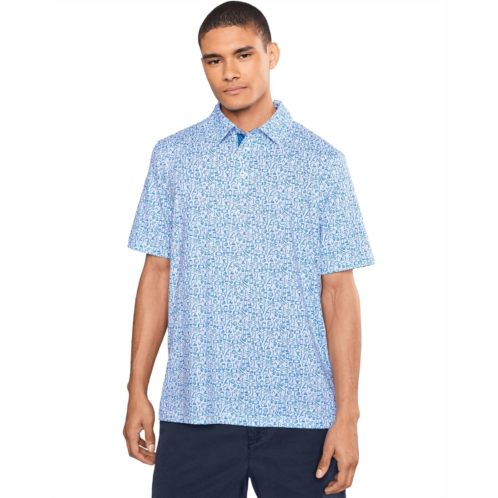 Mens Johnston & Murphy Game Day Multi-sport Print Polo