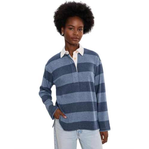 Womens Faherty Legend Sweater Rugby Popover