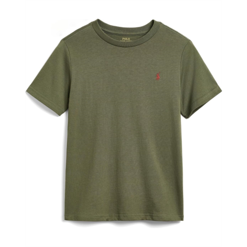 Boys Polo Ralph Lauren Kids Cotton Jersey Crew Neck Tee (Toddler/Little Kid)
