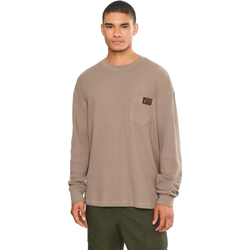 Mens Volcom Overtime Workwear Thermal Long Sleeve