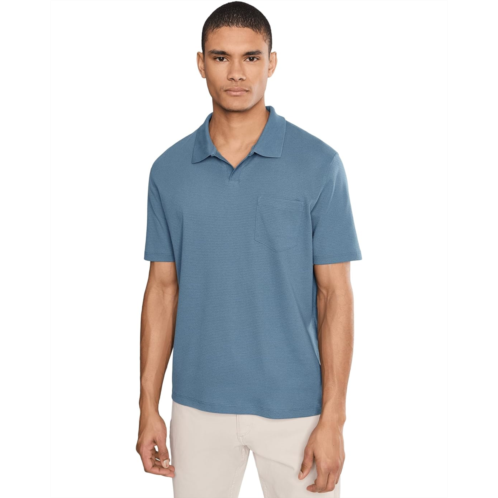 Mens Vince Short Sleeve Johnny Collar