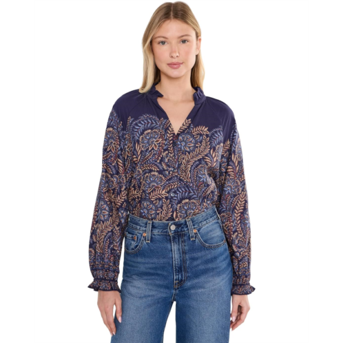 Womens Tommy Bahama Marina Blooms Long Sleeve Blouse
