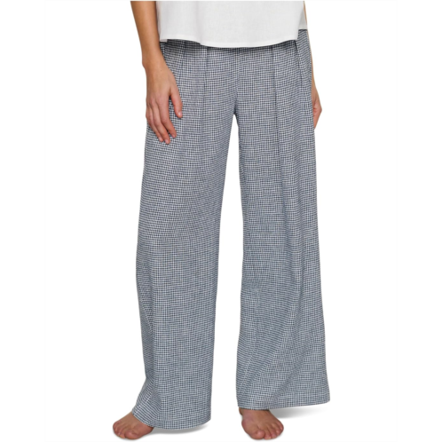 Womens Eberjey Linen Blend Relaxed Pants