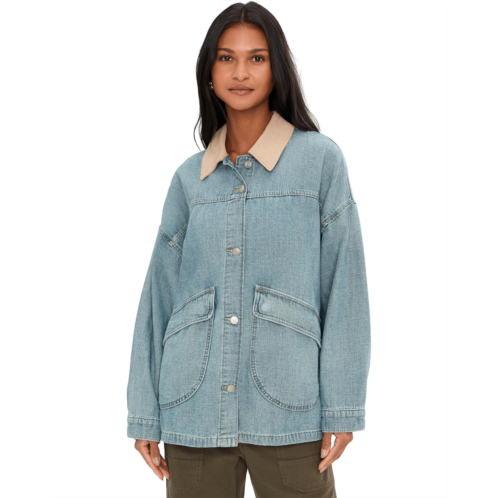 Womens Free People We The Free Lemon Denim Jacket
