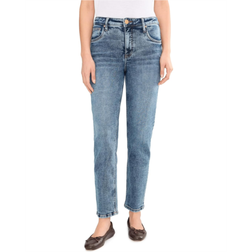 KUT from the Kloth Rachael High Rise Fab Ab Mom Jean Regular Hem