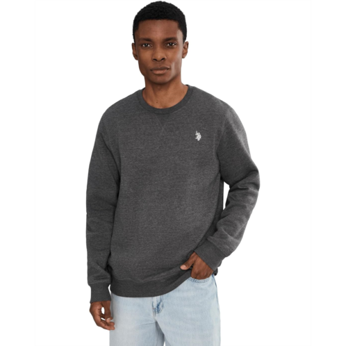 U.S. POLO ASSN. Long Sleeve Popover Crew Neck Fleece Sweatshirt