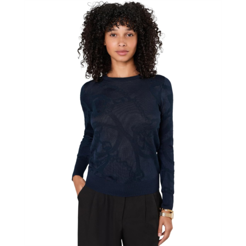 POLO Ralph Lauren Womens Lauren Ralph Lauren Belting-Motif Sweater