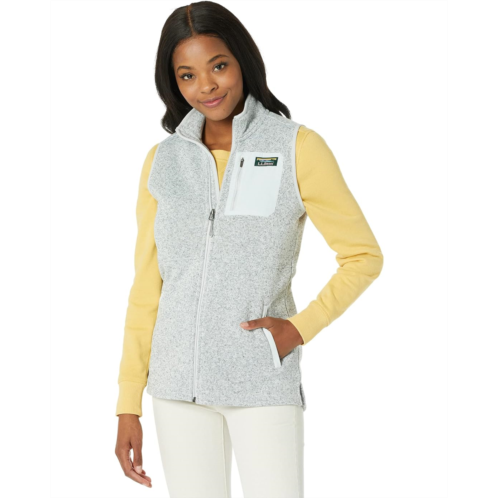 L.L.Bean Womens LLBean Beans Sweater Fleece Long Vest