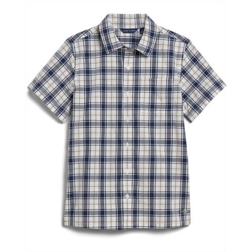 Boys Janie and Jack Plaid Poplin Shirt (Toddler/Little Kid/Big Kid)