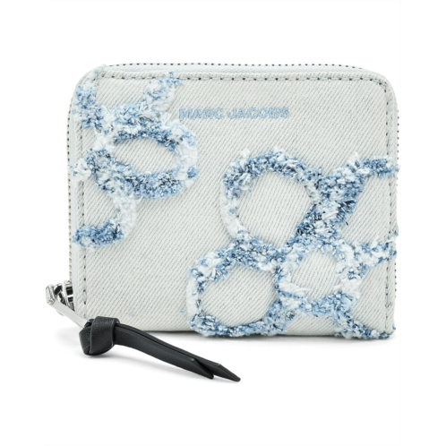 Marc Jacobs The Daisy Denim Mini Compact Wallet