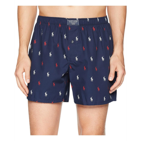 Mens Polo Ralph Lauren All Over Pony Player Woven Boxer