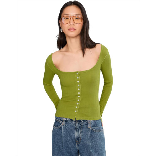 Free People End Game Pointelle Long Sleeve