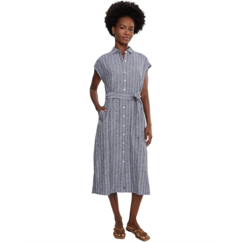 Tommy Bahama Textured Dobby Midi Shirt Dress