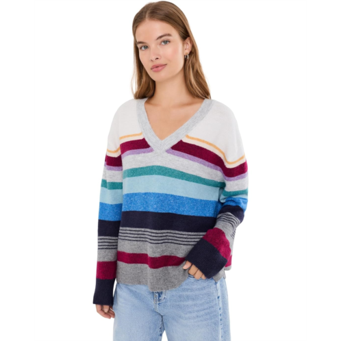 Womens Michael Stars Jane Relaxed V-Neck Pullover
