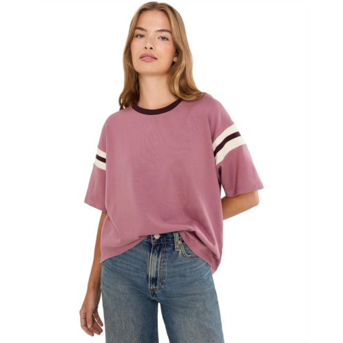 Womens Faherty Sport Jersey Throwback Tee