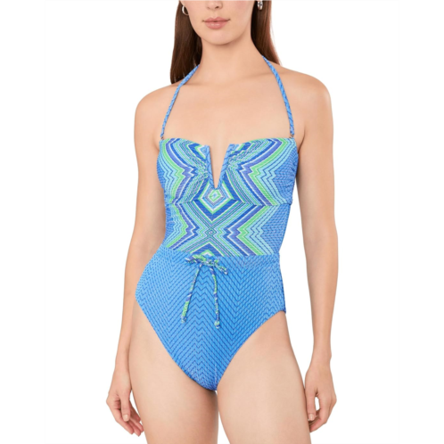 BECCA Summer Sunrise Brinley Shirred Bandeau One-Piece