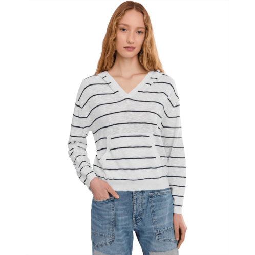 Mod-o-doc Long Sleeve Striped Hoodie Sweater