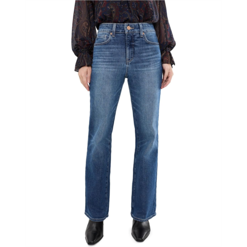 Womens NYDJ Petite High-Rise Brooklyn Bootcut Jeans in Anthurium