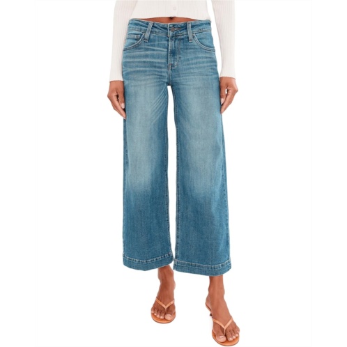 Womens Ariat Perfect Rise Jazmine Wide Leg Crop Jeans