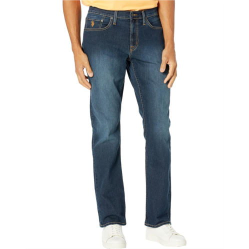 U.S. POLO ASSN. Stretch Slim Straight Five-Pocket Denim Jeans
