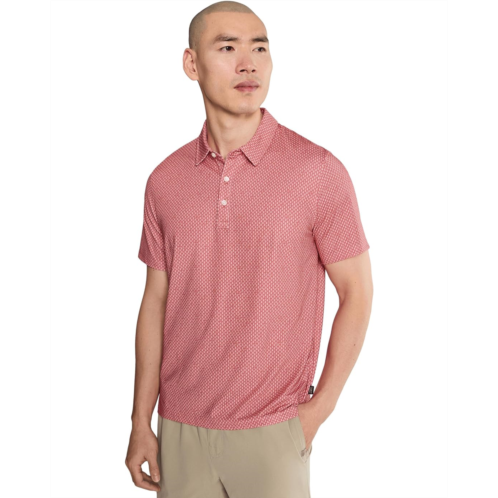 L.L.Bean Mens LLBean Comfort Stretch Performance Party Polo Short Sleeve Print