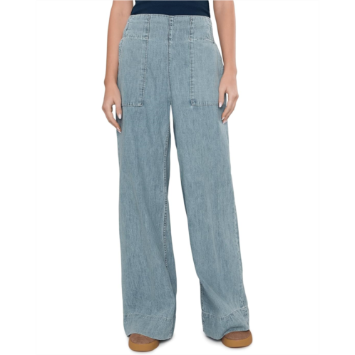 Womens Free People We The Free Breezy Denim Pull-On Jeans