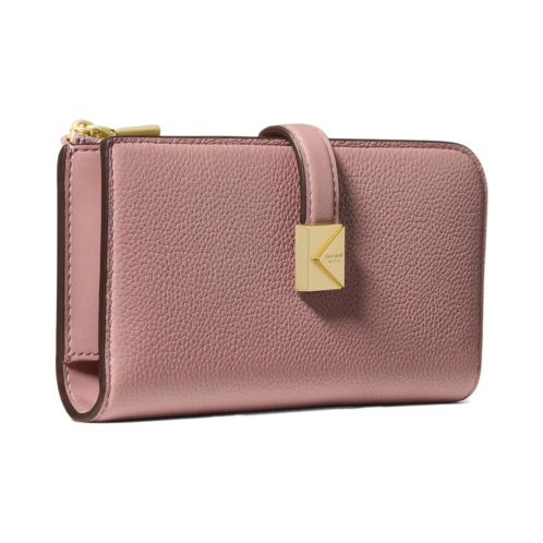 Kate Spade New York Tribeca Pebbled Leather Zip Slim Wallet