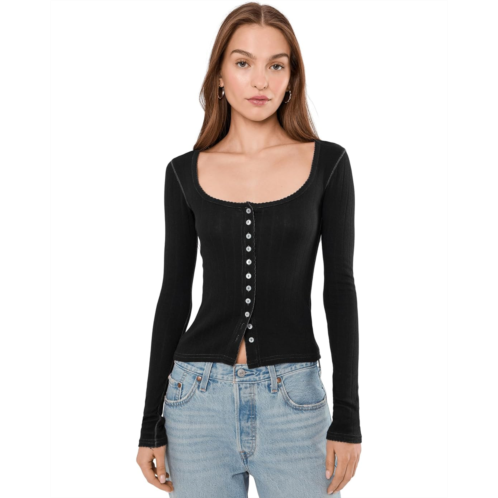 Free People End Game Pointelle Long Sleeve