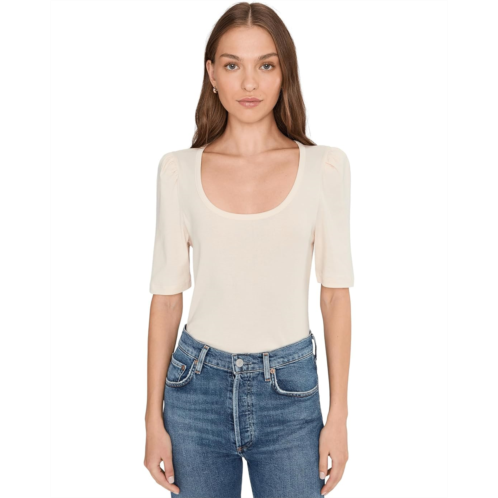 Womens Madewell Scoop Neck Puff Tee