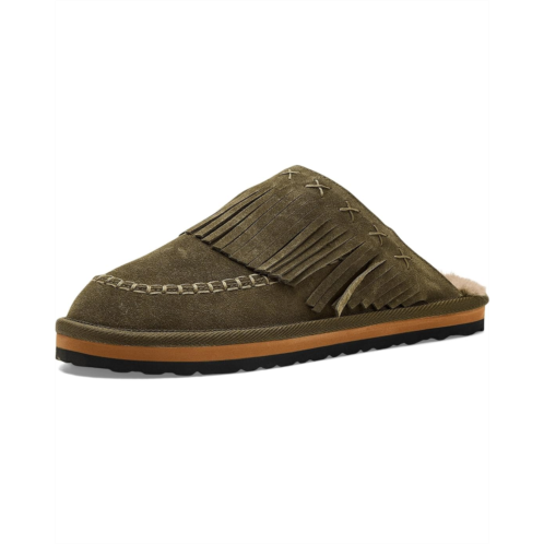 Womens Free People Fallon Fringe Mules
