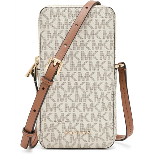Michael Michael Kors Jet Set Small North South Double Zip Phone Crossbody