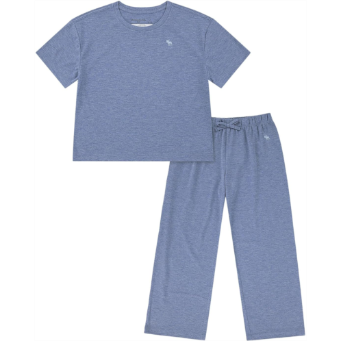 Girls abercrombie kids Boxy Tee & Pants Sleep Set (Big Kid)