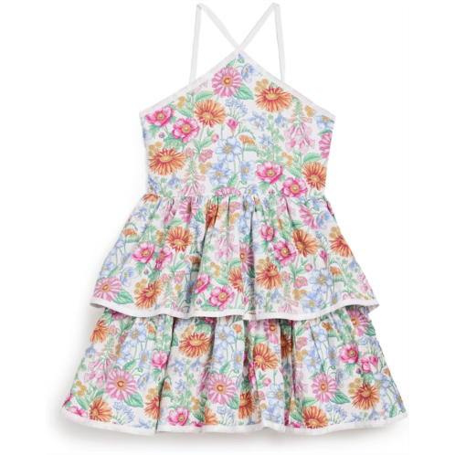 Girls Janie and Jack Tiered Floral Halter Dress (Infant/Toddler/Little Kid/Big Kid)