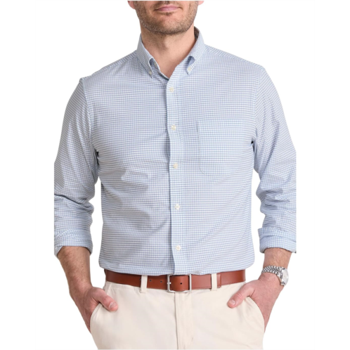 Mens Vineyard Vines Calabash Check Performance Cotton Shirt