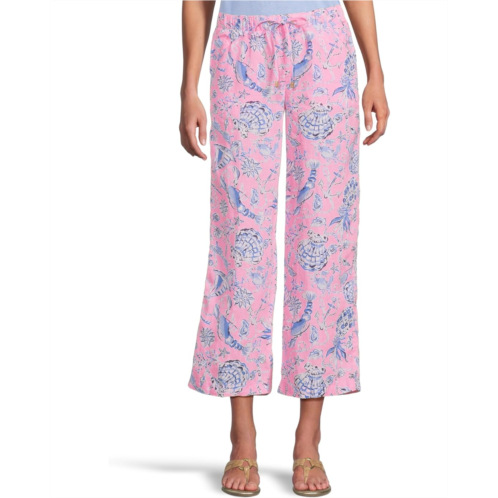 Lilly Pulitzer Brawley Linen Crop Pants