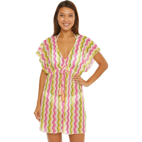 BECCA Celeste Crochet Tunic Cover-Up