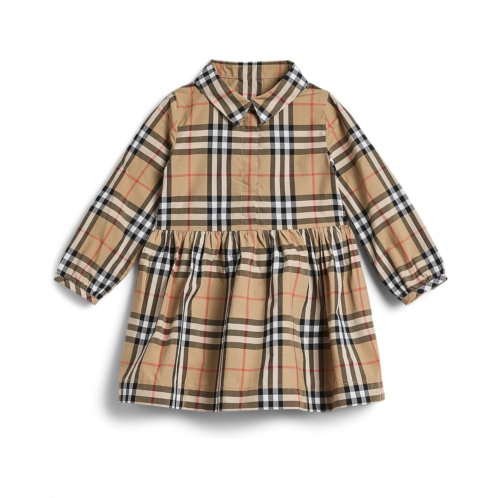 Girls Burberry Kids Winifred Check Dress (Infant/Toddler)