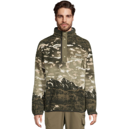 Mens Columbia Helvetia II Printed Half Snap Fleece