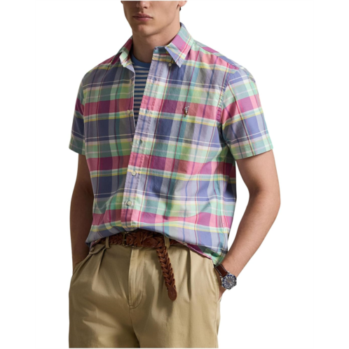 Mens Polo Ralph Lauren Classic Fit Plaid Oxford Shirt