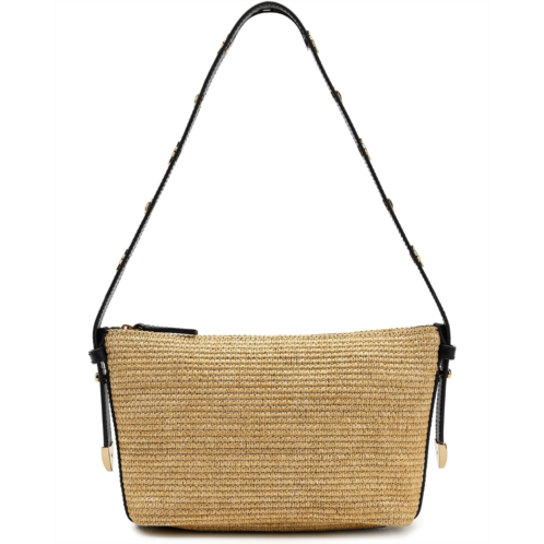 Madewell Straw Leather Sun Stud Shoulder