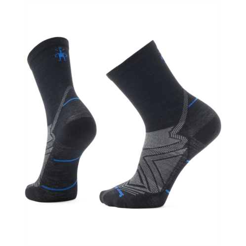 Mens Smartwool Run Zero Cushion Mid Crew Socks