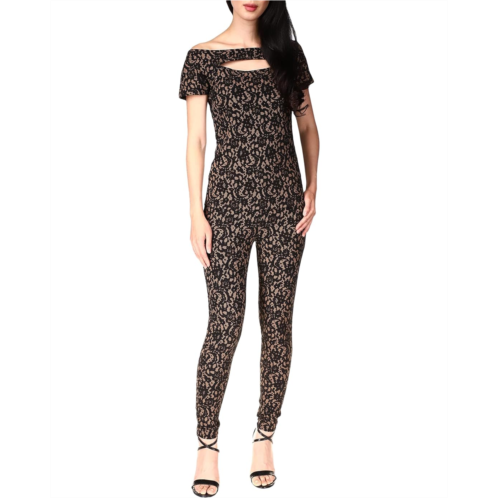 Michael Michael Kors Lace Jacquard Off Shoulder Top