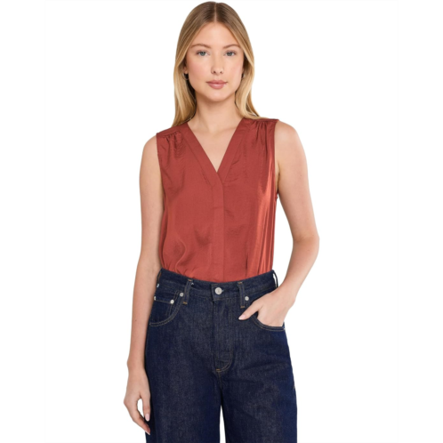 Womens Vince Camuto Rounded Placket Shell