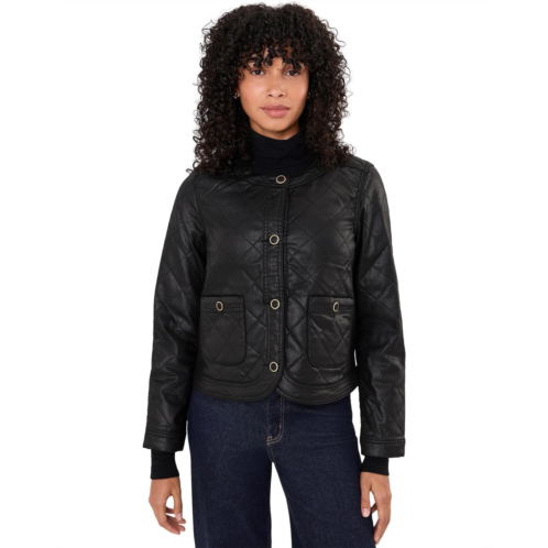 Womens Liverpool Los Angeles Quilted Collarless Jacket