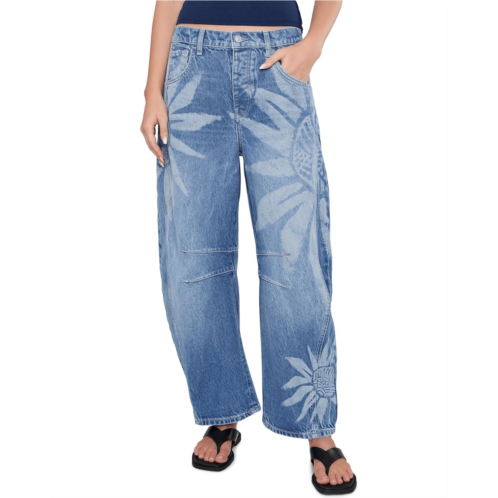 Womens Free People Good Luck Printed Barrel