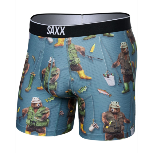 Mens SAXX UNDERWEAR Volt Breathable Mesh Boxer Brief